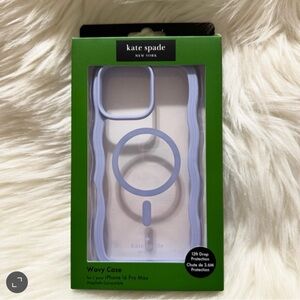 🆕 Kate Spade || Wavy Lilac iPhone 16 Pro Max Case